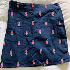 Denim Mini Skirt